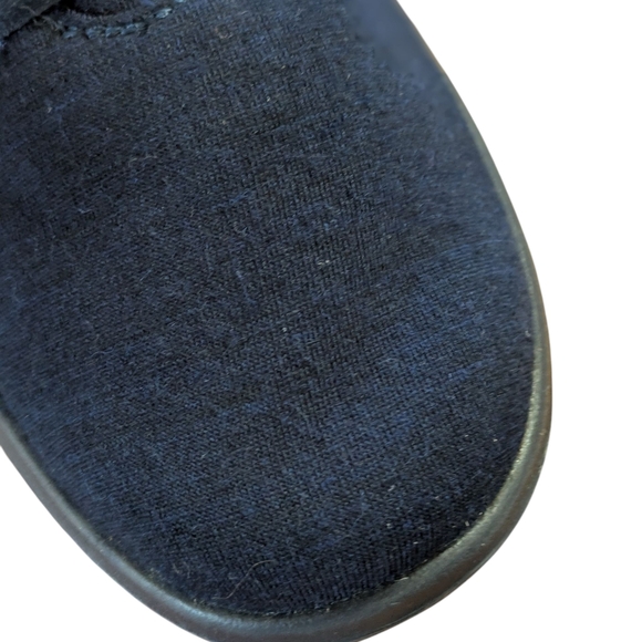 Merinos Navy Wool Lace Up Flats Women's Size 9 - Picture 4 of 10